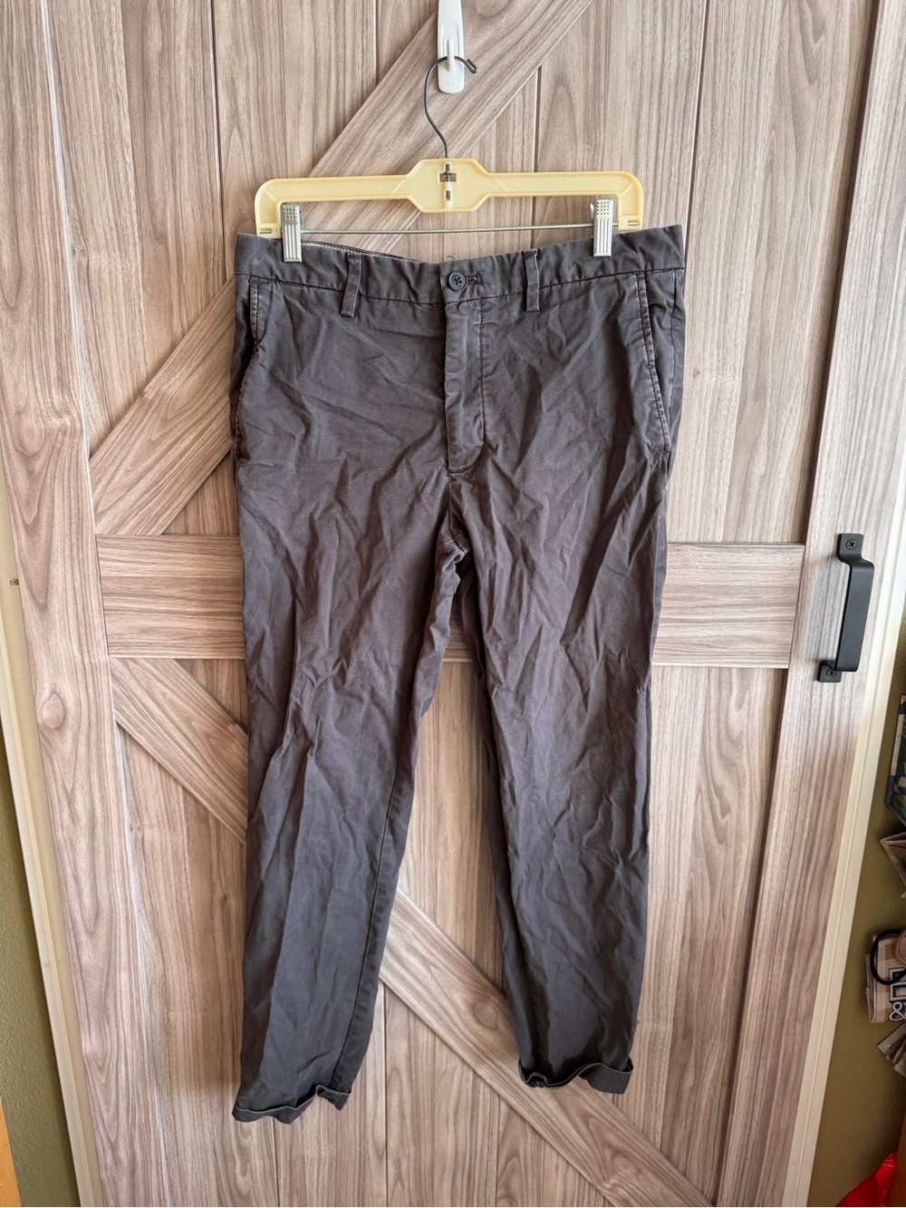 Banana Republic Factory Men's Dark Gray Chinos